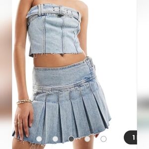 Pull& Beard denim  skirt